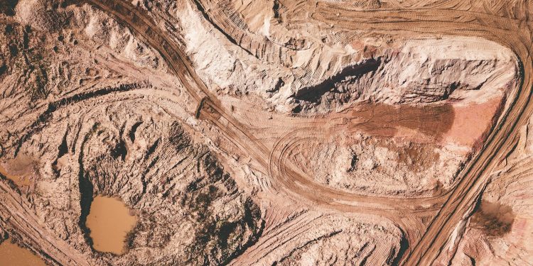 aerial photo of desert