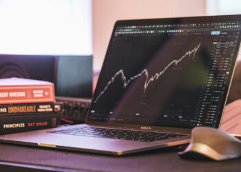 black and silver laptop computer