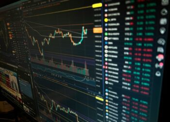 a computer screen with a bunch of data on it