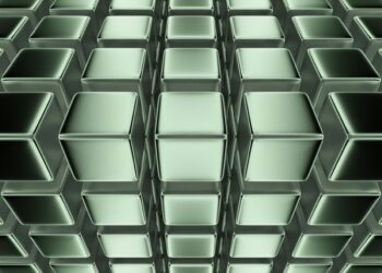 a large group of black chairs