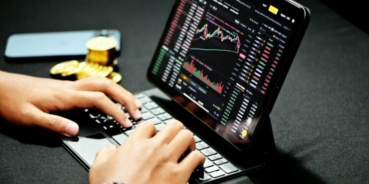 person using black laptop computer