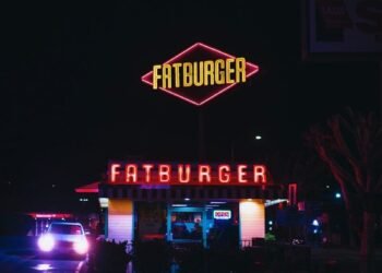 car parked near Fatburger restaurant
