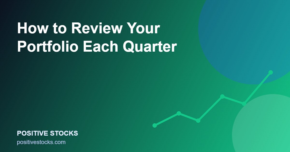 How to Review Your Portfolio Each Quarter (review portfolio each guide)