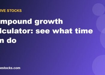Compound growth calculator: see what time can do